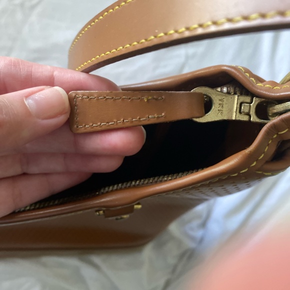 Dooney & Bourne bucket satchel bag in camel - Picture 6 of 6